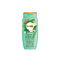 3X Lovea Kokos en Groene Thee Shampoo 250 ml