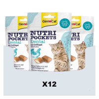12X GimCat Nutri Pockets Dental 60 gr