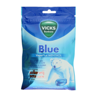 6X Vicks Blue Zak Suikervrij 72 gr