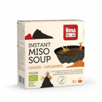 6X Lima Soep Instant Miso Soup Gember 60 gr