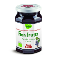 6X Fiordifrutta Biologische Jam Zwarte Bessen 250 gr