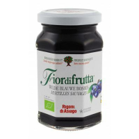 6X Fiordifrutta Biologische Jam Wilde Blauwe Bessen 250 gr