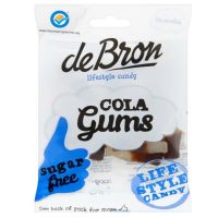 6X De bron Suikervrije Cola Gums 100 gr