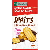 3X Damhert Sprits Chocolade Minder Suikers 120 gr