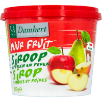 3X Damhert Puur Fruit Siroop Appelen en Peren 450 gr