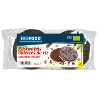 3X Damhert Biofood Rijstwafel Chocolade BIO 100 gr