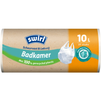 Swirl Pedaalemmerzakken Badkamer Scheurvast & Lekvrij 10 liter 37 stuks
