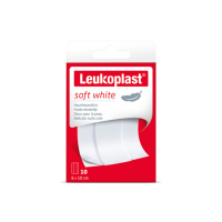 6X Leukoplast Pleister Zacht Wit 10 stuks