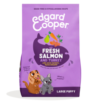 Edgard & Cooper Hondenvoer Droog Verse Zalm en Kalkoen Puppy 12 kg