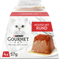 Gourmet Revelations Kattenvoer Nat Mousse Rund 4 x 57 gr