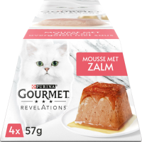 Gourmet Revelations Kattenvoer Nat Mousse Zalm 4 x 57 gr