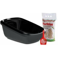 PeeWee Startpakket EcoGranda XXL Zwart   Antraciet 66,5 x 48,5 x 28 cm