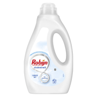 2+3 Gratis: Robijn Vloeibaar Wasmiddel Stralend Wit 20 Wasbeurten 1 liter