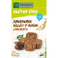 3X Damhert Haverkoekjes Chocolade Glutenvrij 165 gr
