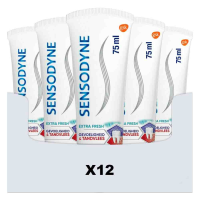 12X Sensodyne Tandpasta Gevoeligheid & Tandvlees Extra Fresh 75 ml