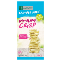 3X Damhert Witte Chocoladetablet Crisp Lactosevrij 100 gr