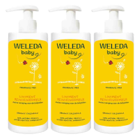 3X WELEDA Baby Calendula Liniment Reinigingsmelk 400 ml