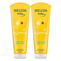 2X WELEDA Baby Calendula Shampoo & Douchecrème 200 ml