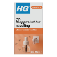 2E halve prijs: HG X Anti Mug Muggenstekker Navulling
