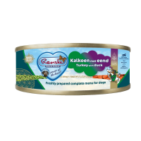 Renske Vers Gestoomd Complete Menu Hondenvoer Nat Kalkoen   Eend 95 gr