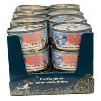 24X Renske Vers Gestoomd Complete Menu Hondenvoer Nat Zalm Graanvrij 95 gr