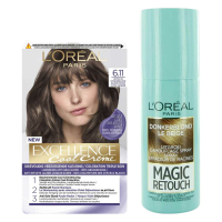L'Oréal Cool Cream   Donkerblond + Uitgroeispray Pakket