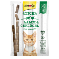 GimCat Sticks Gevogelte & Lam 4 stuks
