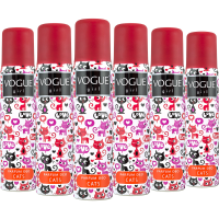 6X Vogue Girl Parfum Deodorant Cats 100 ml