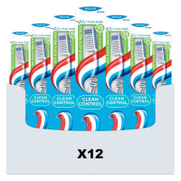 12X Aquafresh Tandenborstel Clean Control Medium