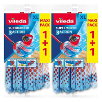 2X Vileda Super Mocio 3 Action Navulling 2 stuks