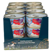24X Renske Vers Gestoomd Complete Menu Hondenvoer Nat Rund   Eend 95 gr