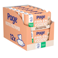 12X Page Vochtig Toiletpapier Fris en Voedend 38 stuks