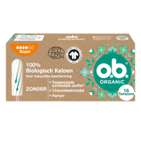 3X o.B. Organic Cotton Super Tampons 16 stuks