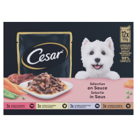 Cesar Maaltijdzakjes 12 pack in Saus 12 x 100 gr
