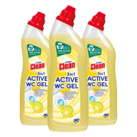3X At Home Toiletreiniger Lemon 750 ml