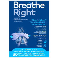 Breathe Right Neusstrips Gevoelige Huid 30 stuks
