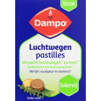3X Dampo Luchtwegen Pastilles Suikervrij 24 zuigtabletten