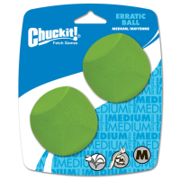 Chuckit Erratic Ball Medium 2 pack