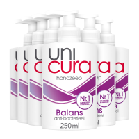 6X Unicura Antibacteriële Handzeep Balance 250 ml