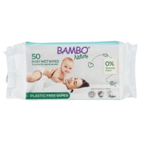 2X Bambo Nature Bio Babydoekjes 50 stuks