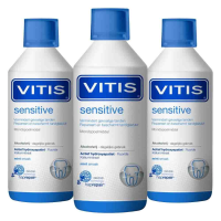 3X Vitis Mondwater Sensitive 500 ml
