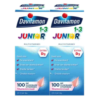 2X Davitamon Junior 1+ Framboos 100 ml