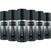 6X Vogue Men Anti Transpirant Mystic Black 150 ml