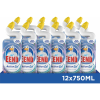 12X WC Eend Toiletreiniger Lavendel Fresh 750 ml