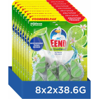 8X WC Eend Toiletblok Active Clean Duopack Citrus 2 stuks