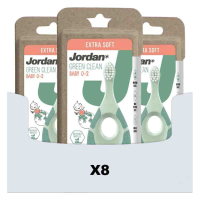8X Jordan Green Clean Tandenborstel Baby 0 2