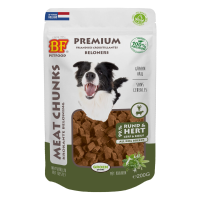 BF Petfood Meat Chunks Rund   Hert 200 gr