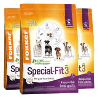 3X Fokker Special Fit Hondenvoer 3 2,5 kg