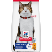 4X Hill's Science Plan Kattenvoer Droog Mature Adult Kip 3 kg