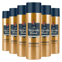 6X Vergulde Hand Scheerschuim 250 ml